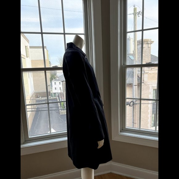 Theory Black Lightweight Coat Jacket with Collar - Size Small - Picture 7 of 14